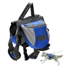 Dog Backpack Harness, Travel Camping Dog Saddle Bag Dog Hiking Backpack Medium