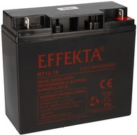 Effekta Bt 12-18 Bleiakku Agm Vrla 12V 18Ah FüR Usv Notstrom 17Ah 19Ah 20Ah