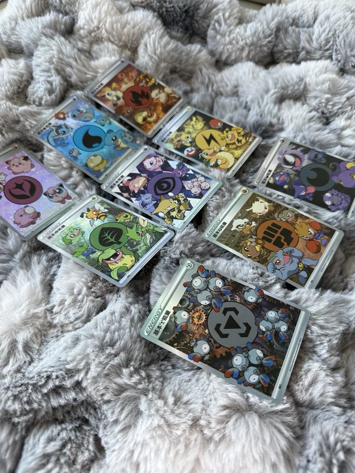 Pikachu Dragonite Squirtle Bulbasaur Charmander Chinese Pokemon Energy Set - Image 2 of 4