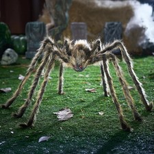 Giant Spider Halloween Decoration Outdoor Yard Party Props Creepy Scary Haunted