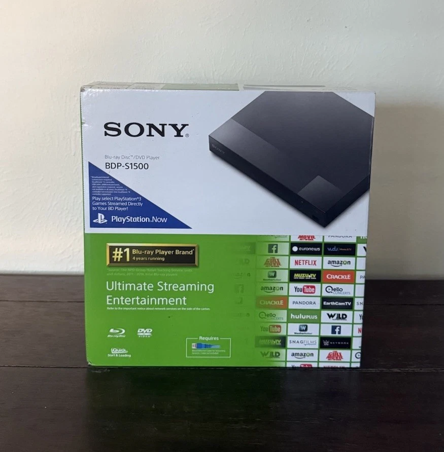 Sony BDP-S1500 Blu-ray Disc Player - Black Factory Sealed - Image 3 of 4