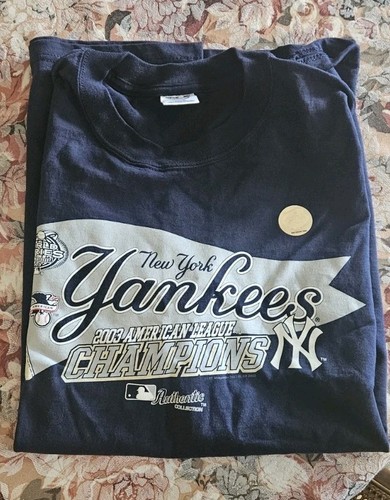 Vintage 2003 New York Yankees American League Champion T- Shirt Men’s XL