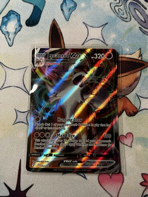 Pokemon TCG SWSH07: Evolving Skies Lycanroc VMAX #092/203 Ultra Rare NM-MT Card