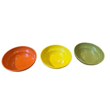 Vntg Tupperware Kids Mini Serve It Set Harvest Gold, Green Orang Bowls 1401-10