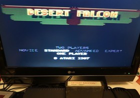 Atari 7800: DESERT FALCON Cartridge - Tested & Works - FREE Shipping!