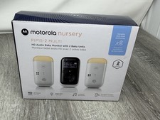 Motorola Nursery PIP15-2 HD Audio Baby Monitor With 2 Baby Units Dual Room