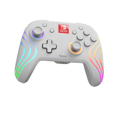 PDP LLC Afterglow  Wave Wireless: Controller Weiß für Nintendo Switch, Switch OL