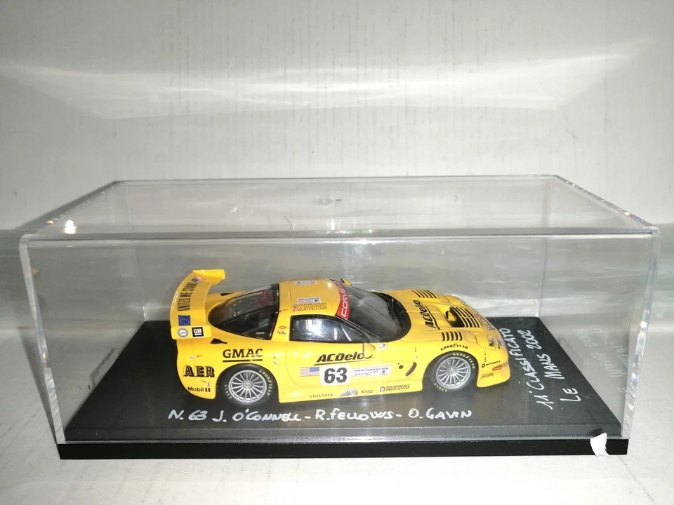 CHEVROLET CORVETTE C5 R #63 O'CONNEL-FELLOWS-GAVIN LEMANS 2002 MINICHAMPS 1/43 - Immagine 2 di 2