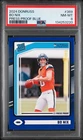2024 PANINI DONRUSS PP BLUE #369 BO NIX ROOKIE RC PSA 8