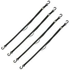 4-pack Cam Buckle Tie-Down Straps for Wheelchairs & Scooters
