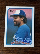 1989 Toronto Blue Jays Cecil Fielder Topps #541