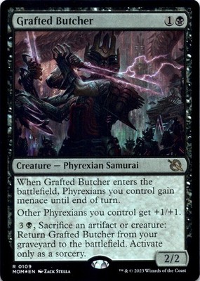 Grafted Butcher (Foil) - March of the Machine - Magic MTG NM