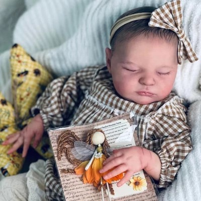19 Zoll bereits fertige Reborn Baby Puppe Laura Newborn Größe 3D Haut Hand Details