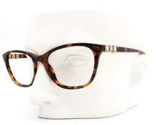 Versace MOD 3213-B 944 Eyeglasses Glasses Brown Havana Gold Logo 54-17-140