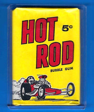Vintage 1965 TOPPS HOT ROD DONRUSS 1 UNOPENED WAX PACK- NM to MINT