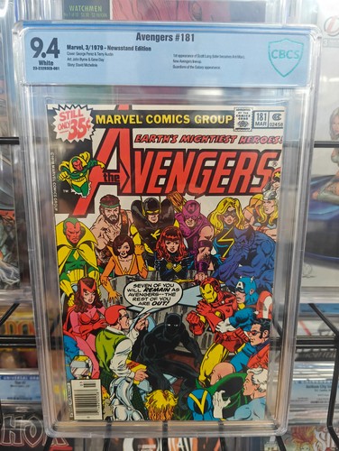 AVENGERS #181 (1979) - CBCS GRADE 9.4 - MARVEL 1ST APPEARANCE SCOTT LANG ANT-MAN