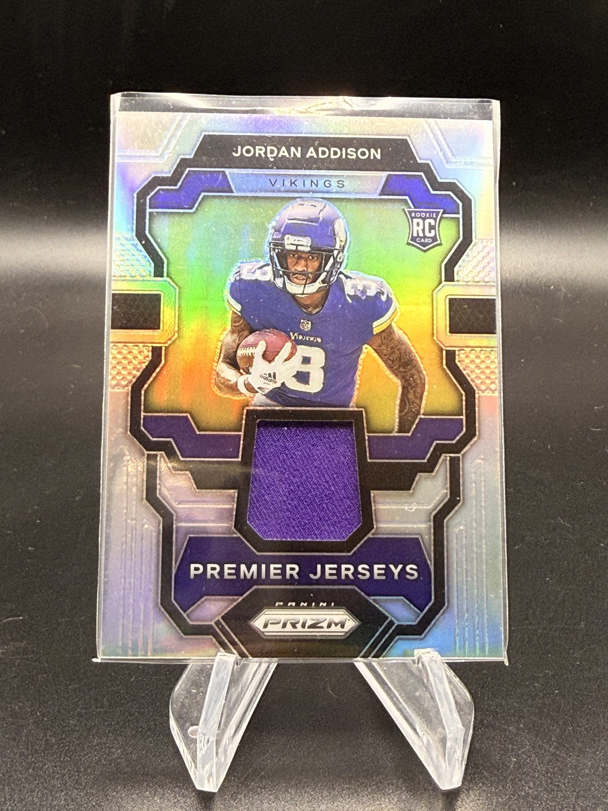 2023 Panini Prizm #PJ-JA Jordan Addison Premier Jerseys RC