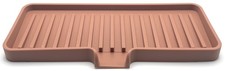 Silicone Soap Dish Tray and Sponge Holder with Drain Chute, Rectangular, Kitc...
