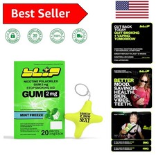 Effective 2mg Mint Freeze Nicotine Gum - 20 Count for Ease in Quitting Smoking
