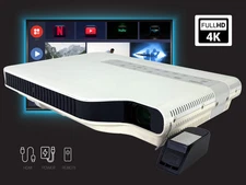 DLP Projector 4K 2500 ANSI Laser/LED HDMI – Ideal for Dance, Fitness Studios 🎥