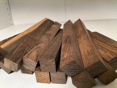 Pen Blanks Holz 10 Stk. Räuchereiche Restbestand Schnäppchen