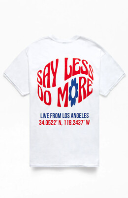 Pacsun Men's Young & Reckless Union T-Shirt White Size M #009820122