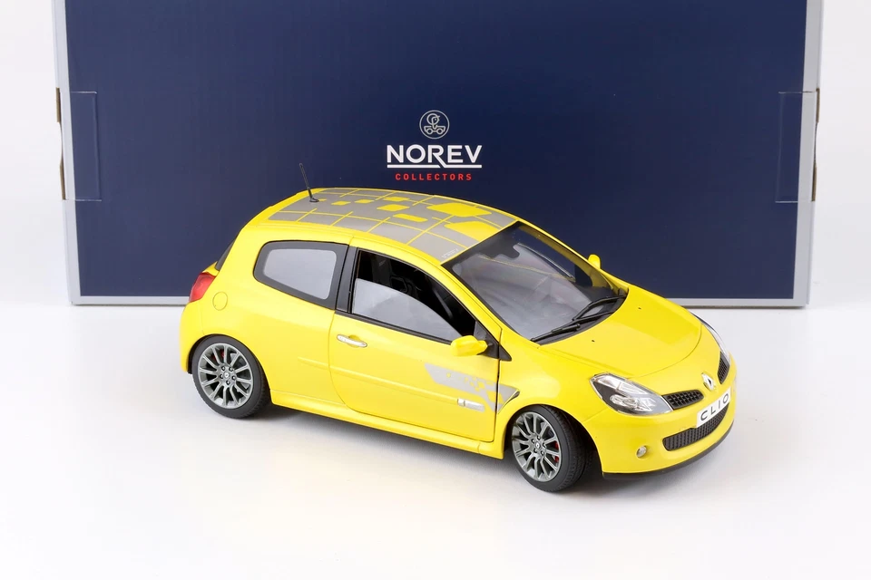 1:18 Norev Renault Clio R.S. F1 Team 2007 Giallo Sirius - Immagine 2 di 4