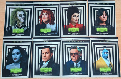 Beetlejuice 2 - 8 x UCI   Sammelkarten - Trading Cards / Limited / Rare / SELTEN