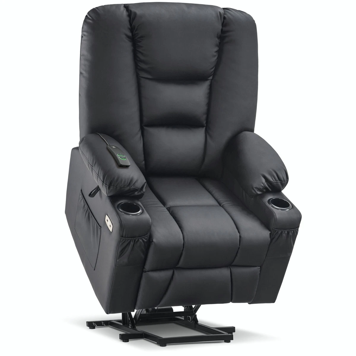 MCombo Large Power Lift Recliner Chair with Massage and Heat Faux