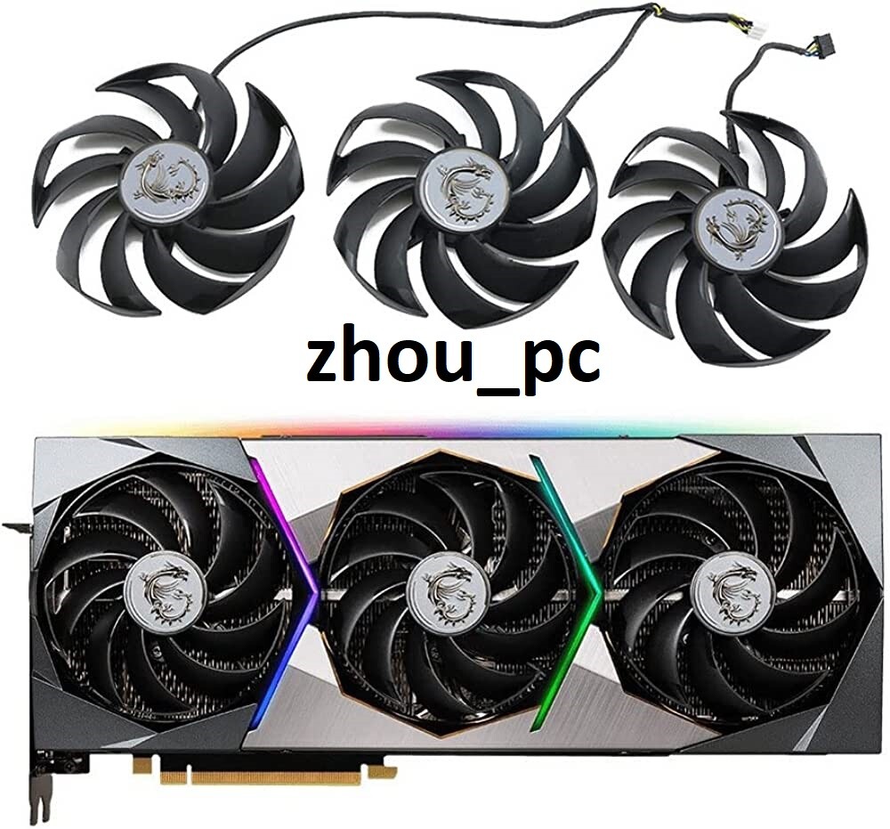 GPU Replacement cooler cooling Fan For MSI RTX 3070 3080