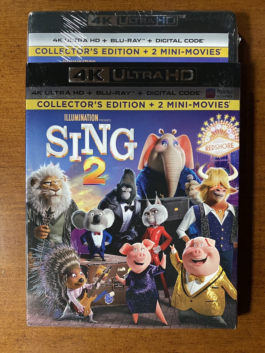Sing 2 (4K Ultra HD + Blu-Ray with Slip) No Digital *NEW
