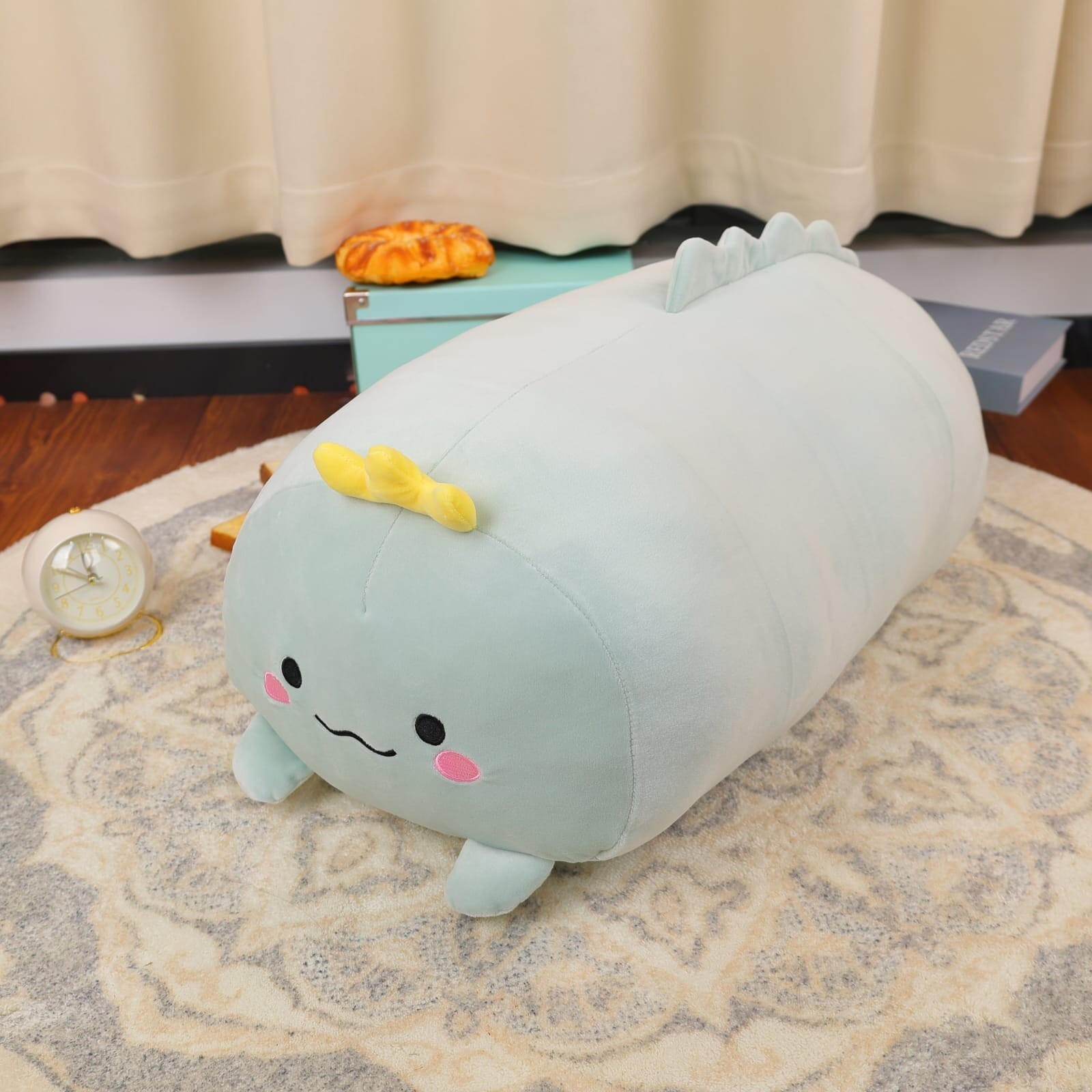 Squishmallows 23.6 inch Cute Large Dinosaur Stuffed Animal Pillow, Very