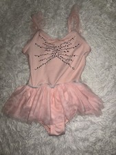 Cat  Jack girls sz. 6/6x classic pink tutu front design leotard. Adorable