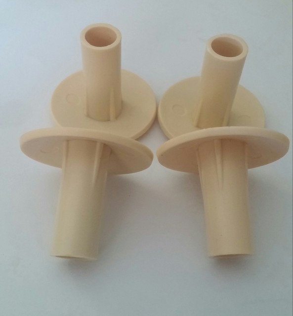 Coax Cable Feed Through Bushing 4 Pack Ivory Cable TV Satellite Coax