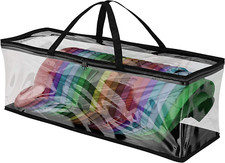 Baseball Cap Storage Bag, Hat Organizer Case, 23" X 6" X 8", Clear P