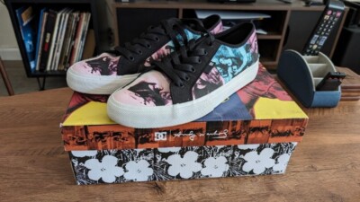 Limited Edition Andy Warhol DC Shoes Men Size 11.5 US + Tshirt 