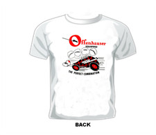 Vintage GASSER/DRAG/NASCAR/SPRINT RACE T-shirt OFFENHAUSER PERFECT COMBINATION