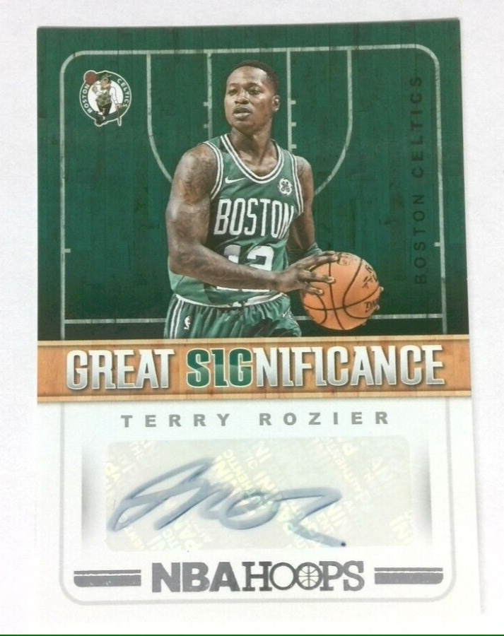 2018-19 Panini NBA Hoops Great SIGnificance Terry Rozier #GS-TR Auto