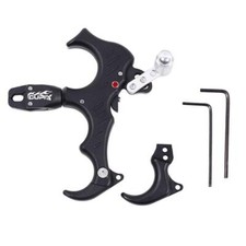 3/4 Finger Grip Thumb Trigger Caliper Compound Bow Button Release Aids Shooting
