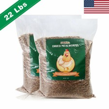 22LBS Dried Mealworms Pet Food Supplies for Birds Chickens Fish Turtles Hamster