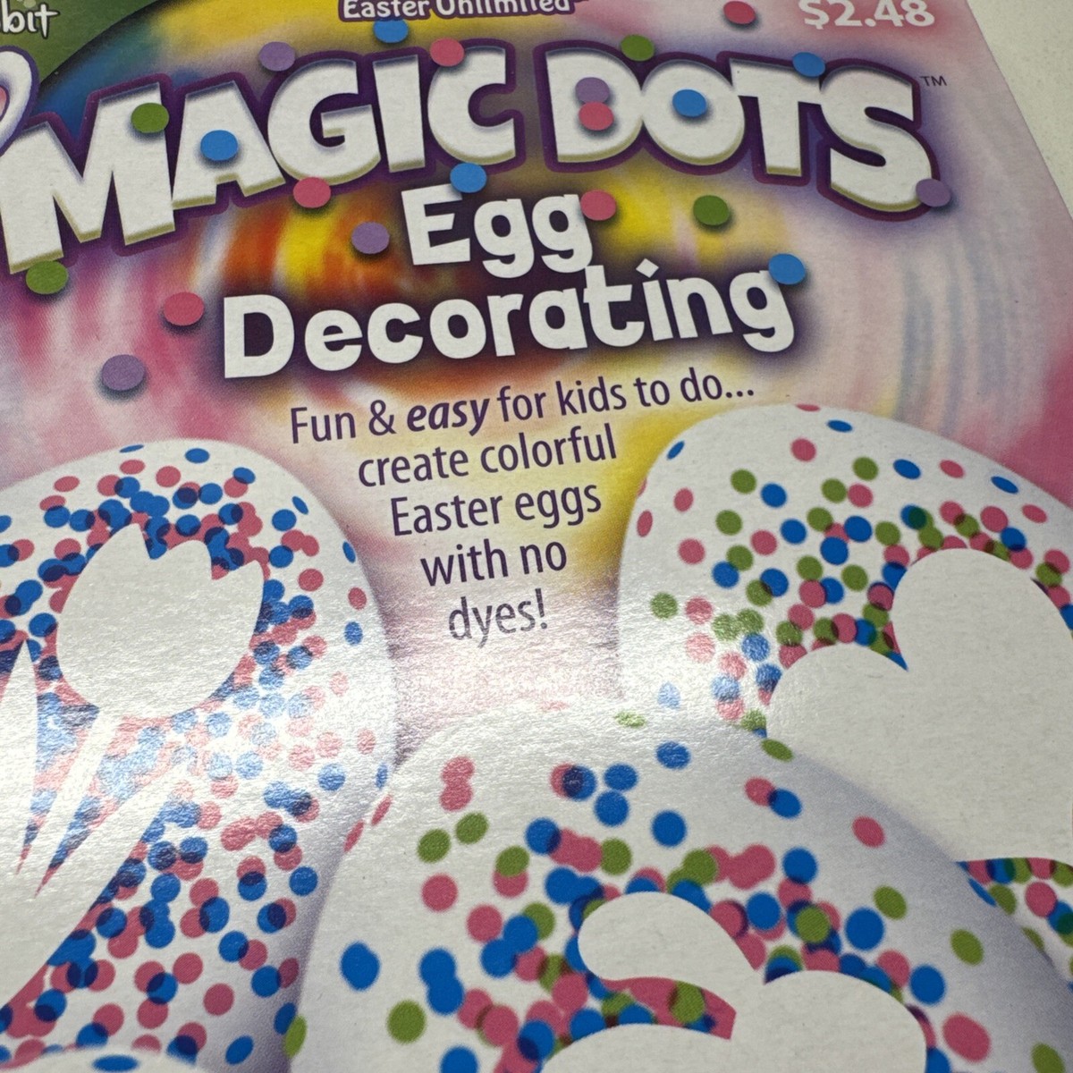 R.J. Rabbit Easter Egg Decorating Kits – Magic Dots DYE-FREE Zoo 2 