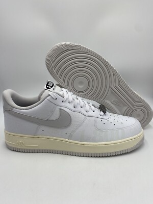 Nike Air Force 1 07 PRM Toll Free 1-800 White Grey Sail CJ1631-100