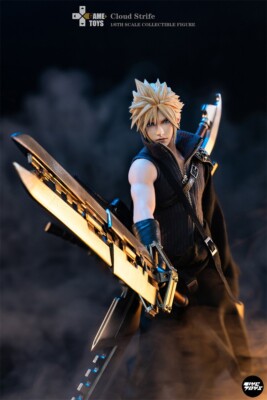 GAMETOYS 1/6 Cloud Strife & Fenrir GT-006C Action Figure Deluxe