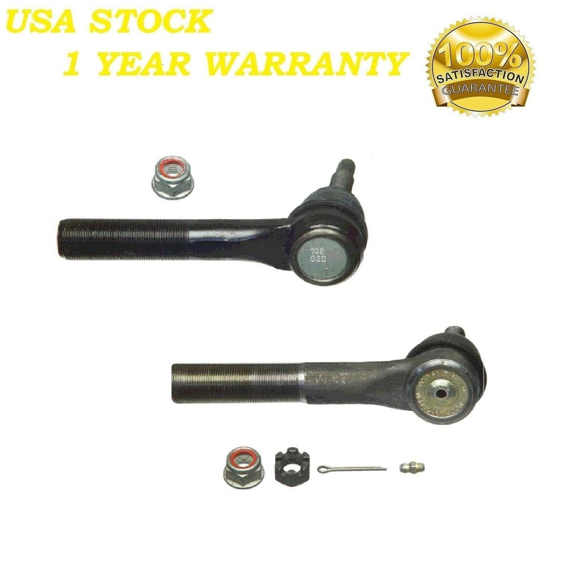 7pc Steering Parts Complete Front Tie Rod End for 00-02 Dodge Ram 1500 2500 3500