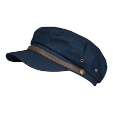 Sehnsucht nach Bullerbü / Elbsegler blau fisherman Schwedenmütze Schirmmütze