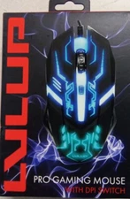 LVLUP PRO RGB BACKLIT GAMING MOUSE WITH DPI SWITCH 800/1000/1200 DPI