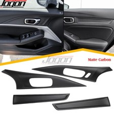 Real Carbon Interior Door Handle Frame Trim For Acura Integra Type S A-spec 23
