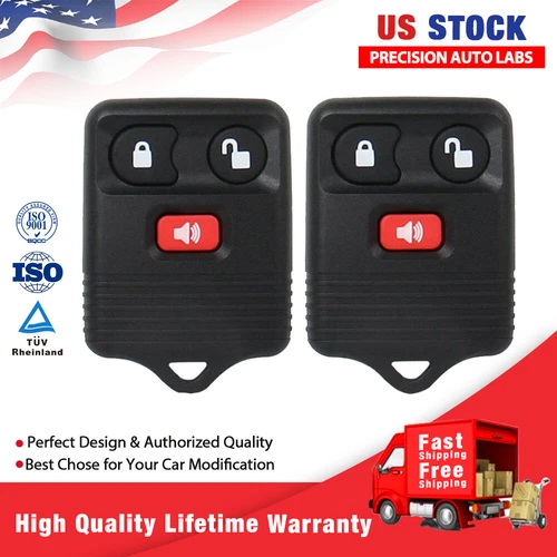 2 Replacement Keyless Entry Remote Key Fob Clicker Transmitter for Ford Explorer