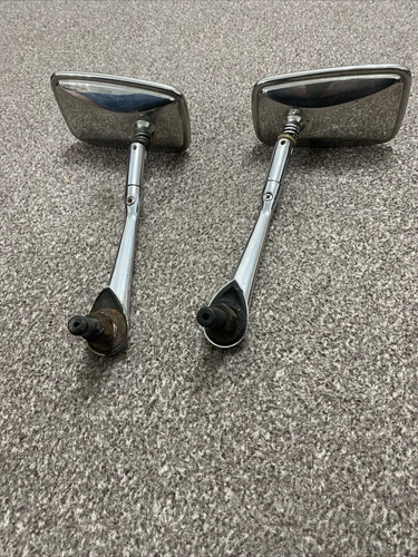 Classic Pair TEX E11 1206 MK3 Swan Neck Fender Side Mirror MG Triumph Jaguar