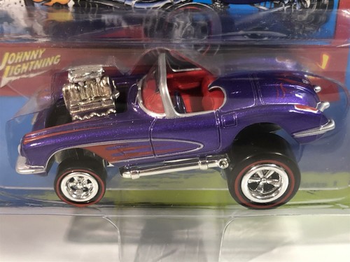 Chevy Corvette Zingers Púrpura Metálico 1:64 Escala Johnny Lightning JLSF013A - Imagen 2 de 4